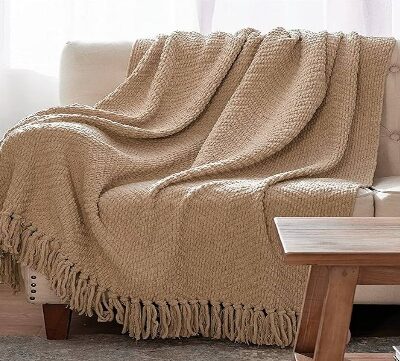 Manta Decorativa Soft Knit